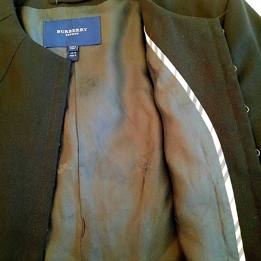 Burberry Black Suit Jacket - Picture 9 of 15